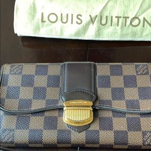 Louis Vuitton - Sistina Damier Wallet Ebene Flap